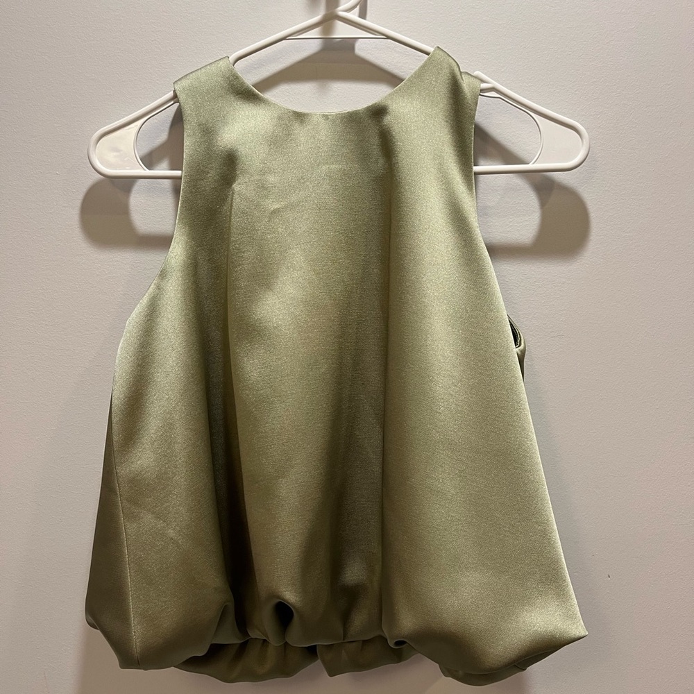 Zara satin blouse
